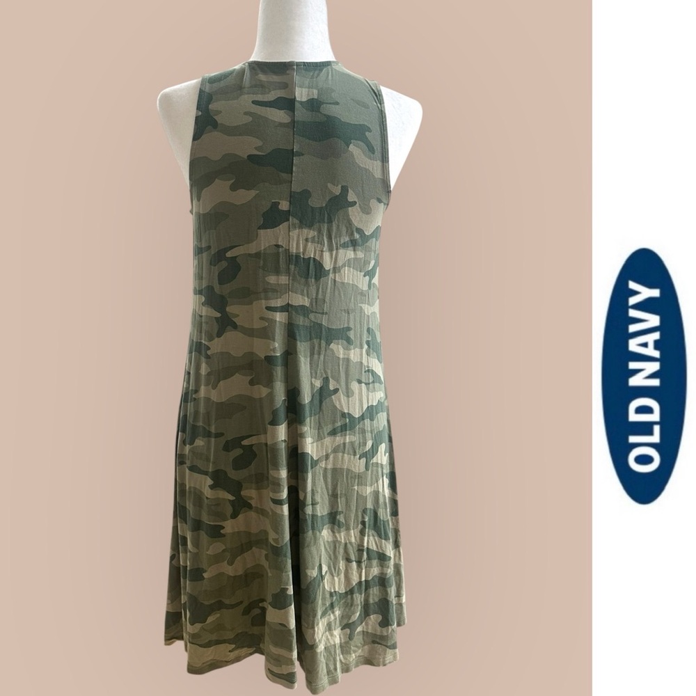 Old Navy Camouflage Swing Mini Dress, Size S, MSRP $25 - Picture 3 of 7
